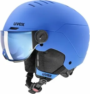 UVEX Rocket Junior Visor Blue Matt 54-58 cm Casco de esquí