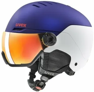UVEX Wanted Visor Purple Bash/White Mat 54-58 cm Casco de esquí