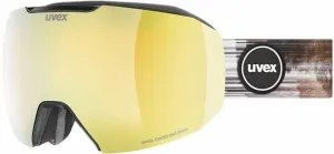 UVEX Epic Attract Black Mat Mirror Gold/Contrastview Orange Lasergold Lite Gafas de esquí
