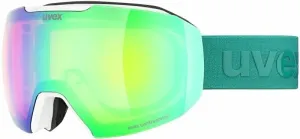 UVEX Epic Attract White Mat Mirror Green/Contrastview Orange Lasergold Lite Gafas de esquí
