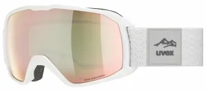 UVEX Xcitd White Mat Mirror Rose/CV Green Gafas de esquí