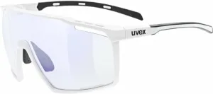 UVEX MTN Perform V White Matt/Variomatic Litemirror Blue Gafas de ciclismo
