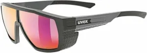 UVEX MTN Style P Black/Grey Matt/Polarvision Mirror Red Gafas de sol al aire libre