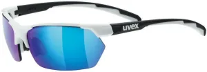 UVEX Sportstyle 114 White Black Mat/Litemirror Orange/Litemirror Blue/Clear Gafas de ciclismo
