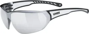UVEX Sportstyle 204 Black White/Silver Mirrored Gafas de ciclismo