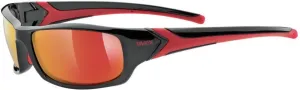 UVEX Sportstyle 211 Black Red/Mirror Red