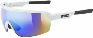UVEX Sportstyle 227 White Mat/Mirror Blue Gafas de ciclismo