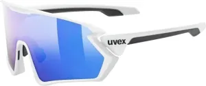 UVEX Sportstyle 231 White Mat/Mirror Blue Gafas de ciclismo