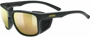 UVEX Sportstyle 312 Black Mat Gold/Mirror Gold Gafas de sol al aire libre