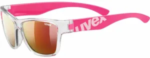 UVEX Sportstyle 508 Clear Pink/Mirror Red Gafas Lifestyle
