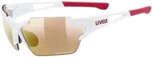UVEX Sportstyle 803 Race CV V Small White Mat/Red Gafas de ciclismo