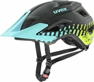 UVEX Access Black Aqua Lime Matt 52-57 Casco de bicicleta