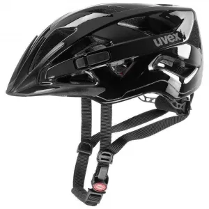 UVEX Active Black Shiny 56-60 Casco de bicicleta
