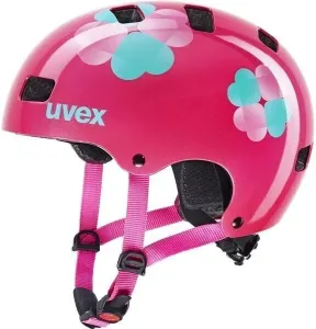 UVEX Kid 3 Pink Flower 51-55 Casco de bicicleta para niños