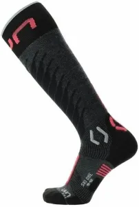 UYN Lady Ski One Merino Socks Anthracite/Pink 37-38 Calcetines de esquí