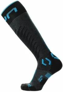 UYN Man Ski One Merino Socks Anthracite/Turquoise 35-38 Calcetines de esquí