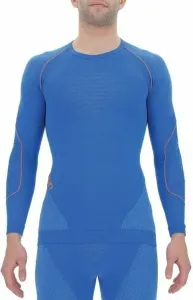 UYN Ropa interior térmica Evolutyon Man Underwear Shirt Long Sleeves Lapis Blue/Blue/Orange Shiny S/M