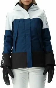 UYN Lady Natyon Snowqueen Jacket Full Zip Optical White/Blue Poseidon/Black L Chaqueta de esquí