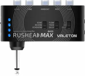 Valeton Rushead Max Bass Amplificador de bajo para auriculares