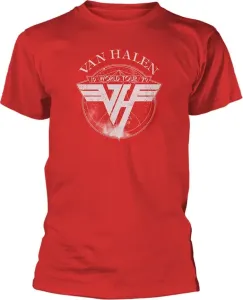 Van Halen Camiseta de manga corta 1979 Tour Rojo M