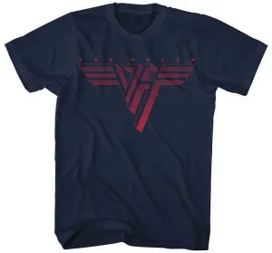 Van Halen Camiseta de manga corta Classic Red Logo Rojo 2XL