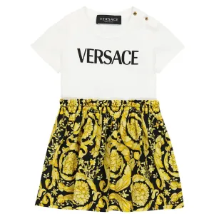 Versace Baby Girls Barocco Dress Gold 12M