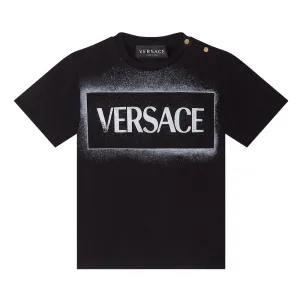 Versace Baby Boys Logo Print T-shirt Black 18/24m