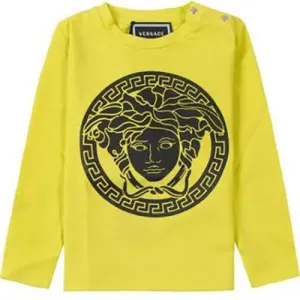 Versace Baby Boys Medusa T-shirt Yellow 2Y