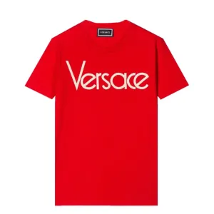 Versace Boys Logo T-shirt Red 14Y