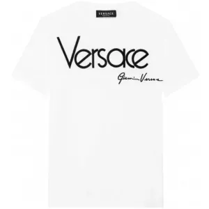 Versace Boys Logo Tee White 4Y
