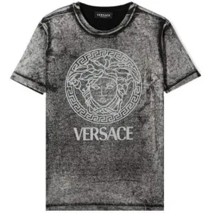 Versace Boys Medusa T-shirt Grey 4Y #386260