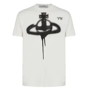 Vivienne Westwood Men's Spray T-shirt White L