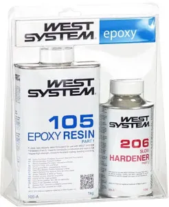 West System A-Pack Slow 105+206 Resina marina
