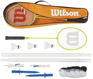 Wilson Badminton Set Orange/Yellow L3 Conjunto de bádminton