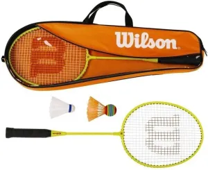 Wilson Junior Badminton Kit Orange/Yellow L3 Conjunto de bádminton