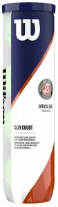 Wilson Roland Garros Clay Court 4 Pelotas de tenis