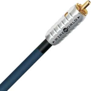 WireWorld Luna 8 (LUI) 1,5 m Azul Cable de audio Hi-Fi