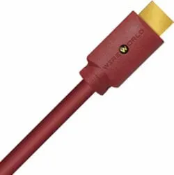 WireWorld Radius 48Gbps (RAH-48) 2 m Rojo Cable de vídeo Hi-Fi