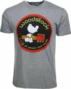 Woodstock Camiseta de manga corta Logo Triblend Heather Grey S