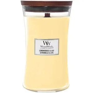 WoodWick Fragancias para el hogar Velas perfumadas Lemongrass + Lily Large Jar 610 g