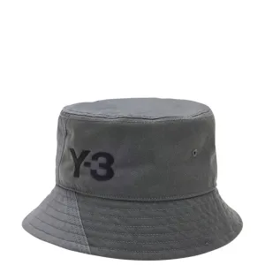 Y-3 Mens Classic Bucket Hat Grey Osfm