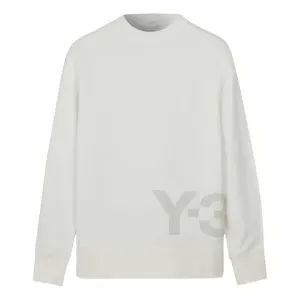 Y-3 Men's Classic Chest Logo Crew Sweatshirt White M