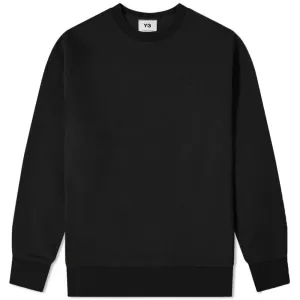 Y-3 Mens Oversized Chest Logo Sweater Black L