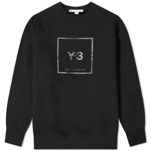 Y-3 Men's Sweater Plain Black Medium
