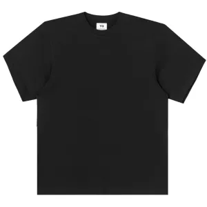 Y-3 Men's T-shirt Logo Black M
