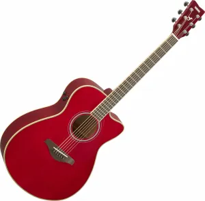 Yamaha FSC-TA Ruby Red Guitarra electroacústica