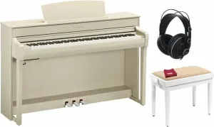 Yamaha CLP-745 WA SET Ceniza blanca Piano digital
