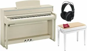 Yamaha CLP-775 WA SET Ceniza blanca Piano digital