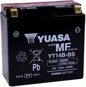 Yuasa Battery YT14B-BS Cargador de moto / Batería