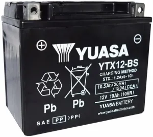 Yuasa Battery YTX12-BS Cargador de moto / Batería #695721